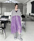 Ruffle Tulle Long Cardigan